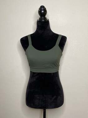 ADAY Lighten Up Sports Bra Moss Green